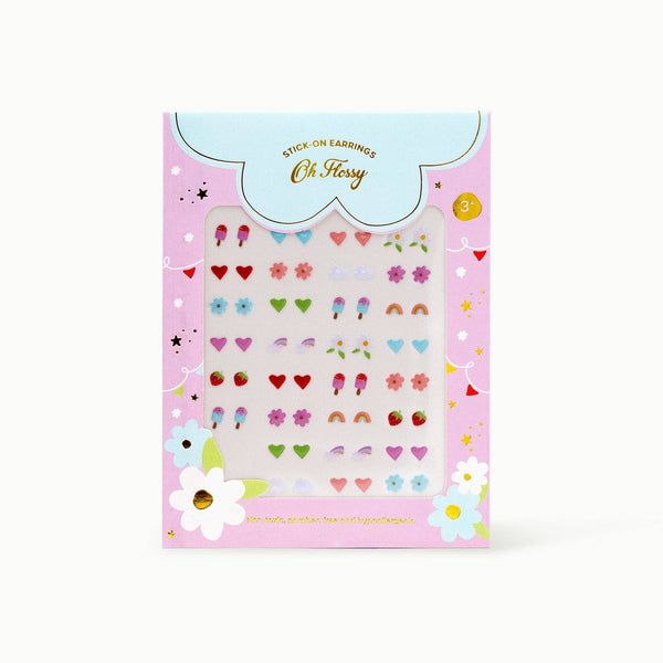 Oh Flossy - Oh Flossy Kids Stick-On Earrings