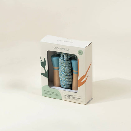 Coco Village - Wooden Handle Skipping Rope – Ocean Twist
