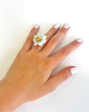 Gunner & Lux - Flower Power "Cotton Candy" Adjustable Ring