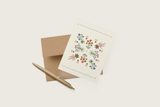 re:mused studio - Millefleurs A2 Greeting Card: Single