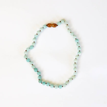 CanyonLeaf - Pure Gemstone + Amazonite || Necklace: 18"