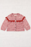 Misha & Puff Scallop Yoke Cardigan ~ Prairie Rose