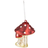 Glass Mushroom Ornament