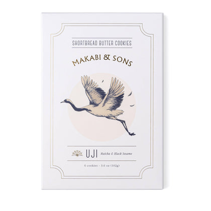 Makabi & Sons - Matcha Toasted Black Sesame Cookies - Uji