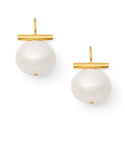 Pebble Pearls Earrings~ Medium: Salmon Coral