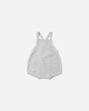 Quincy Mae Caleb Knit Shortall ~ Heathered Sky