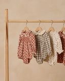 Quincy Mae Callie Romper ~ Holiday Fleur