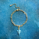 Camp Hollow Blue Dragon Starter Charm Bracelet