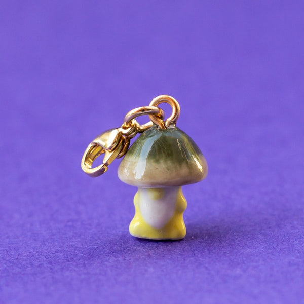 Camp Hollow Green Cap 'Shroomkin' Mushroom Charm