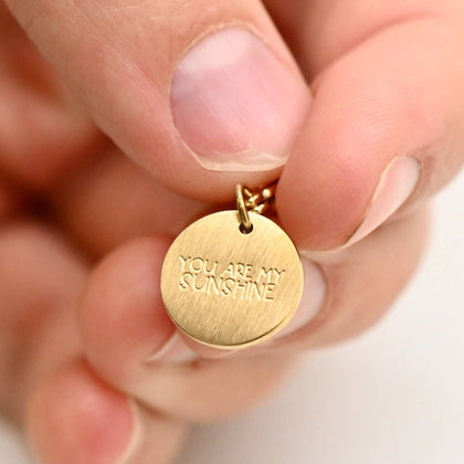 Camp Hollow "You Are My Sunshine" Engraved Charm