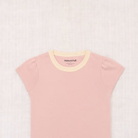 Misha & Puff Cap Sleeve Tee ~ Parfait