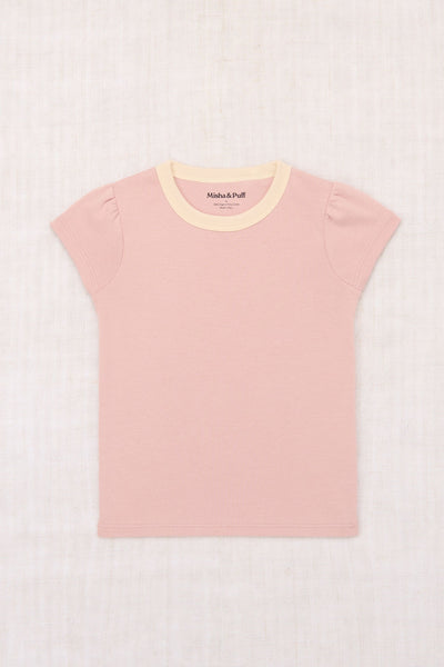 Misha & Puff Cap Sleeve Tee ~ Parfait