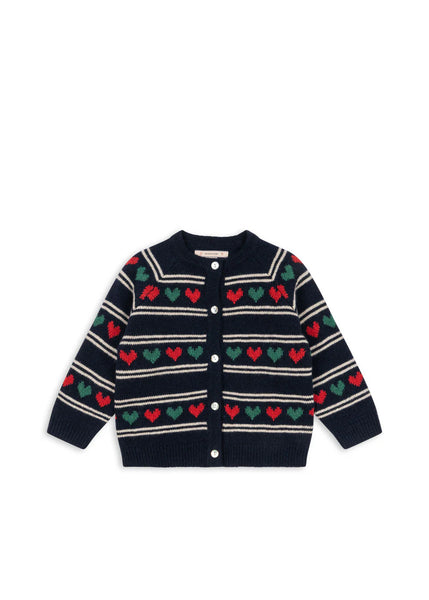 Konges Belou Knit Cardigan ~ Hearts