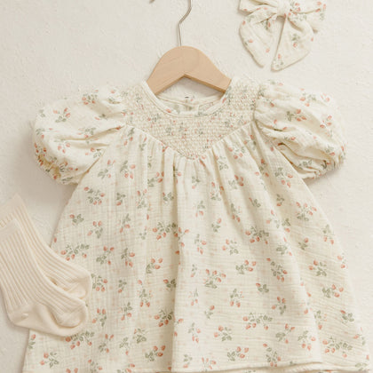 Quincy Mae Carina Dress ~ Strawberries