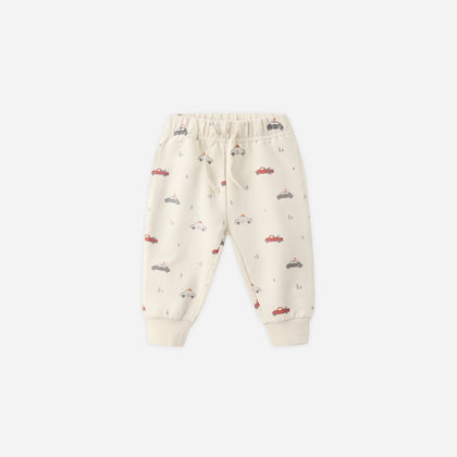 Quincy Mae Relaxed Fleece Sweatpant ~ Cars