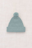 Misha & Puff Baby Garter Hat ~ Overcast