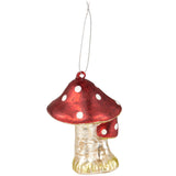 Glass Mushroom Ornament