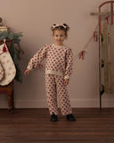 Rylee + Cru Jacquard Knit Set ~ Poinsettia