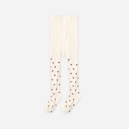 Rylee & Cru Ribbed Tights ~ Hearts