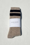 Le Bon Shoppe - Snow Varsity Socks Grey / Blue