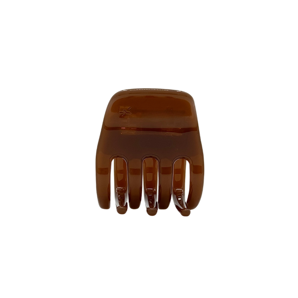 Karst Essentials - Small Hair Claw Clip — Espresso Martini: No Charm Eyelet (Standard)
