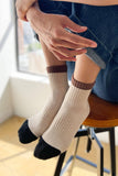 Le Bon Shoppe - Color Block Girlfriend Socks : Black Coffee