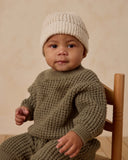 Quincy Mae Chunky Knit Pant ~ Forest