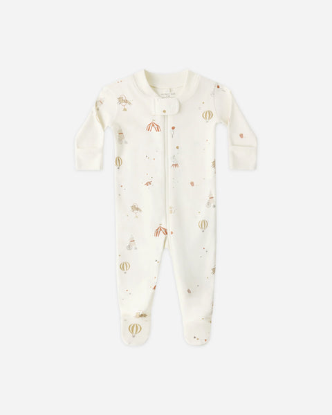 Quincy Mae Zip Long Sleeve Sleeper Footie ~ Carnival