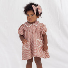 Quincy Mae Coraline Dress ~ Red Gingham