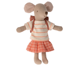 Maileg Big Sister Tricycle mouse ~ Coral