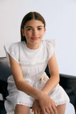 New Society Corfu Dress White ~ White