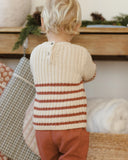 Quincy Mae Rex Sweater ~ Cranberry