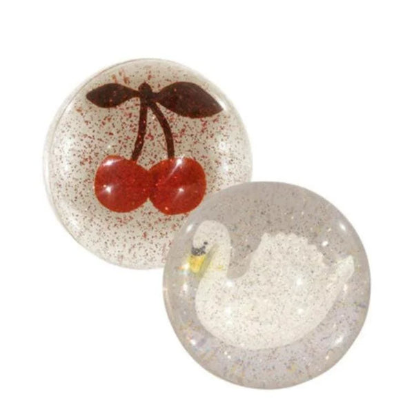 Konges Bouncing Ball Sets ~ Cherry/Swan