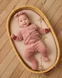 Quincy Mae Hidden Snap Footie ~ Candy Stripe