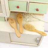 BARNABÉ AIME LE CAFÉ - Baby hairbrush: Bunny