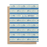re:mused studio - Sardine Birthday A2 Greeting Card