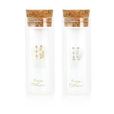 Kris Nations - Baguette Huggie Hoop Earrings: 18K Gold Vermeil