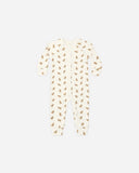 Rylee & Cru Organic Long John Pajamas Gingerbread