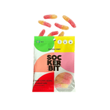 Sockerbit - Sour Gummy Worms Swedish Candy Bag 2.8oz