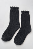 Le Bon Shoppe - Linen Scallop Socks - (wholesale): Pale Blue