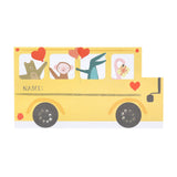 Meri Meri - School Bus Valentine's Cards & Bracelets Set