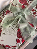 re:mused studio - Carnation Pomegranate Gift Tags 2x3.5