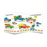 Maginating - Tri-Fold Birthday Greeting Card | Racing Birthday Party