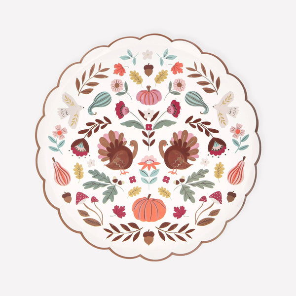 Meri Meri - Folk Fall Side Plates