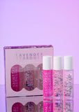 Lavender Stardust - DISCO GLITTER LIP GLOSS TRIO SET