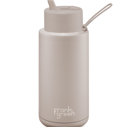 frank green - Ceramic Stainless Steel 34oz Reusable Bottle: Moon Dust