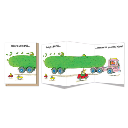 Maginating - Tri-Fold Birthday Greeting Card | Big Dill