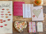 re:mused studio - Raspberry Valentine A2 Greeting Card