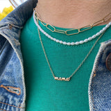Kris Nations - Mama Charm Necklace: 18K Gold Vermeil