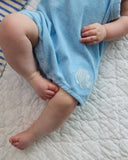 Lewis - Terry Romper - Angelfish | Sky: 6-12m